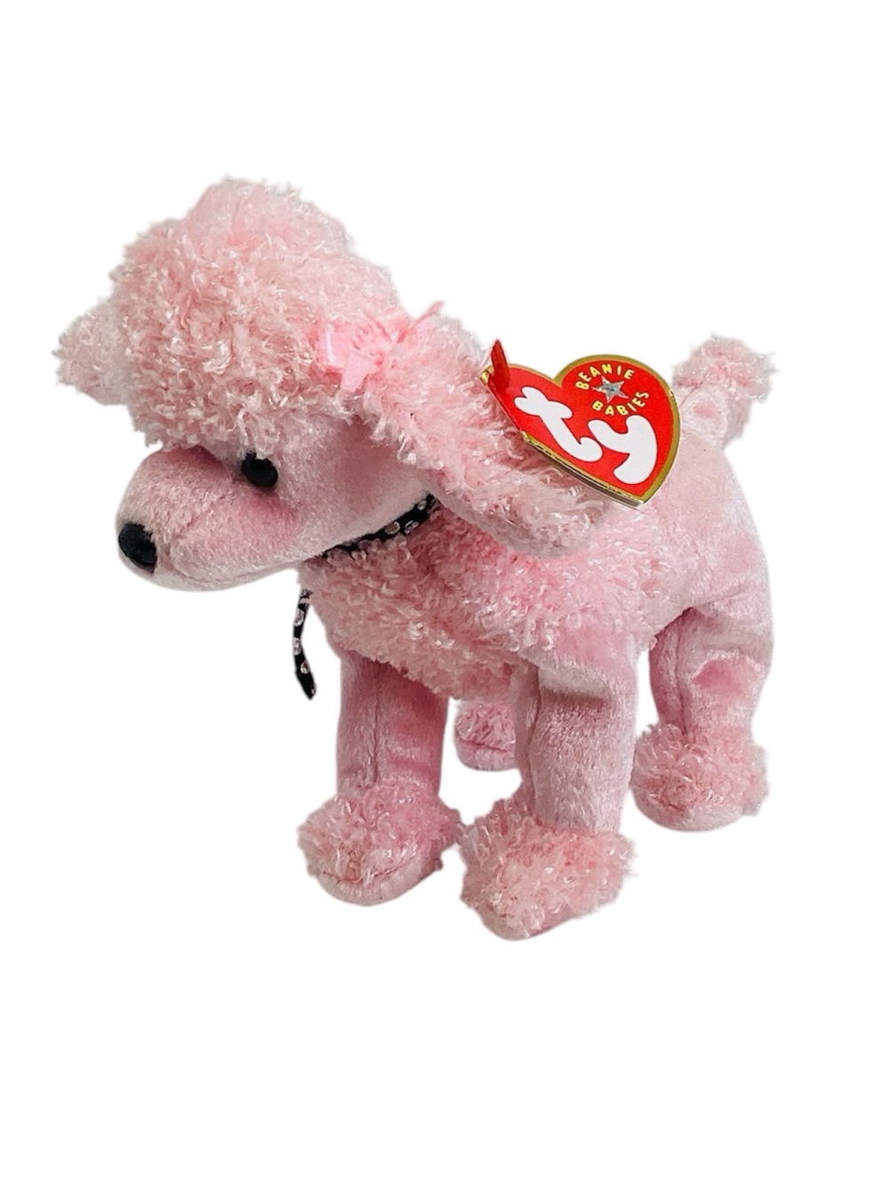 💚 TY “Brigitte” Beanie Baby Pink Poodle - NWT